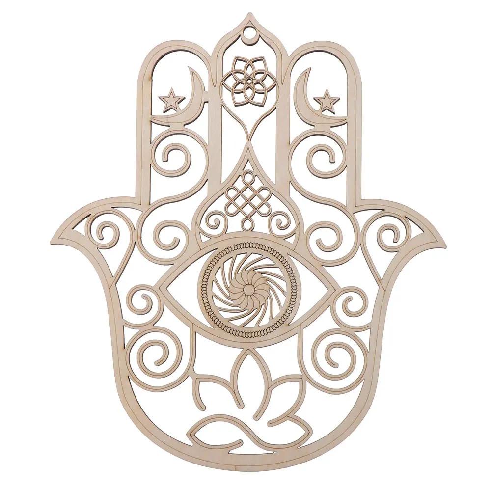 14cm/30.5cm Flower of Life Energy Mat Laser Cut Wooden Crafts Wall Sign Art Home Decor Handmade Coasters Geometry Ornament