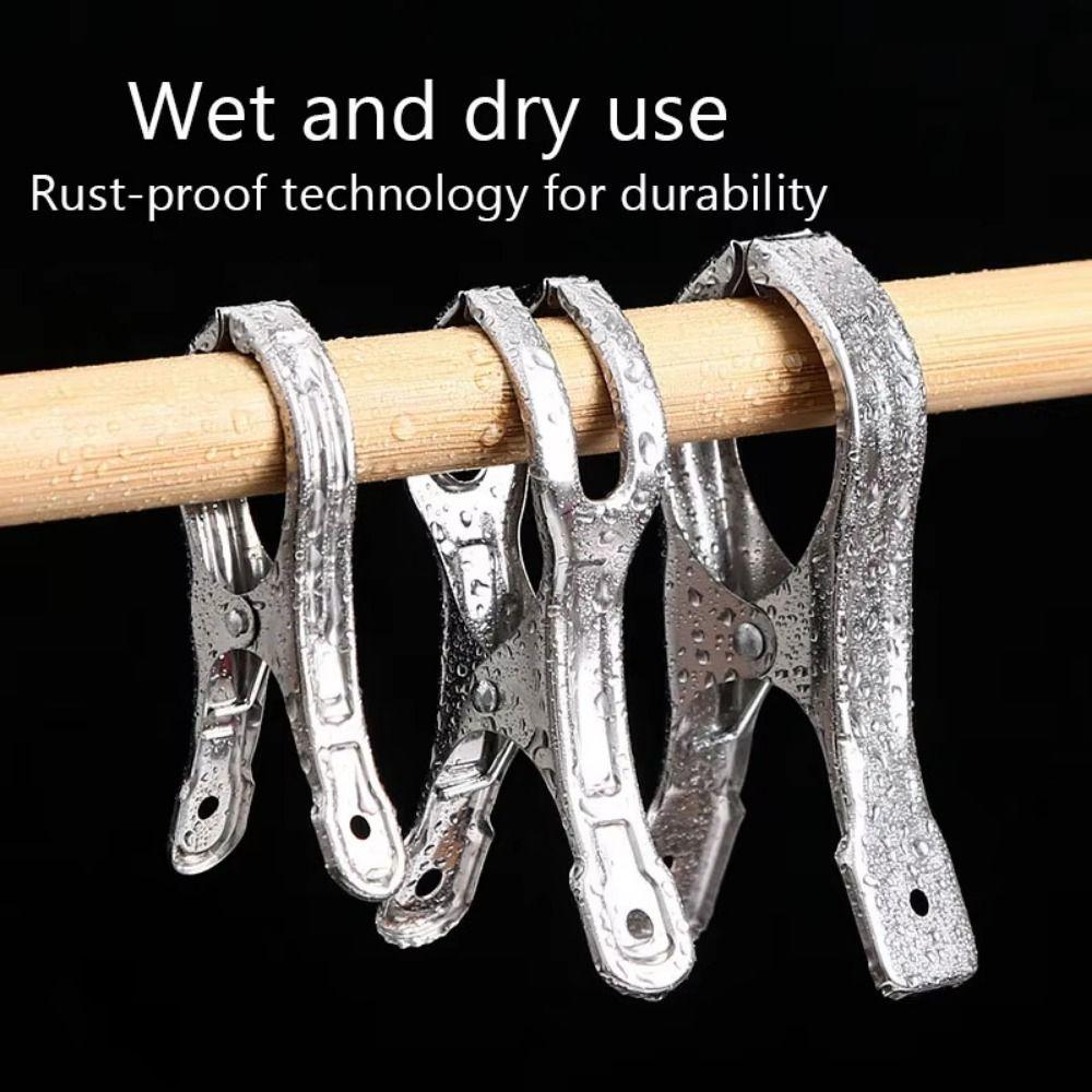 Heavy Duty Beach Towel Clips Space Saving Sock Drying Rack Clothes Drying Rack Clamp  Home Storage