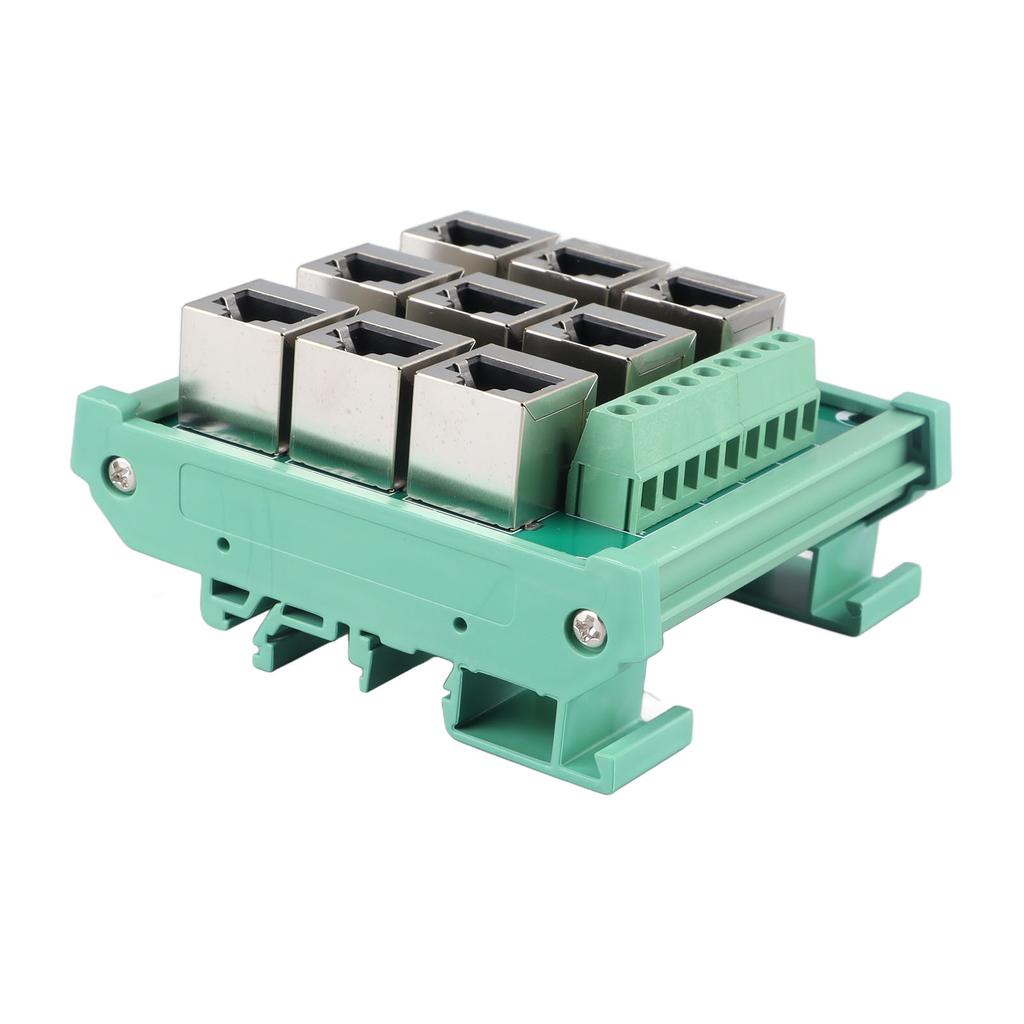 9 Way Bus Board Stable Transmission Highly Efficient Compact Design Terminal Block Breakout Board