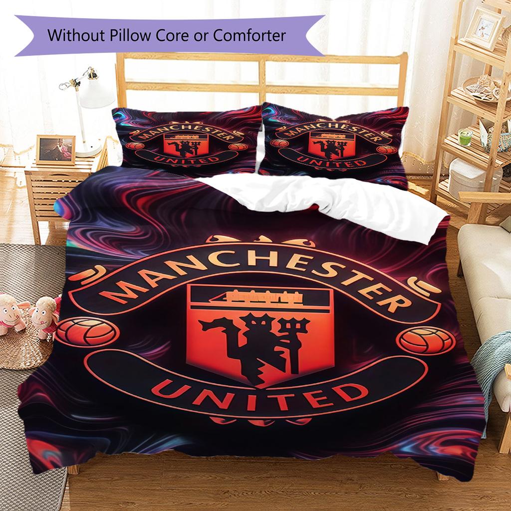 Thick MUFC Mat Bedding Quilt Set Quilt Cover Pillowcase Home Decoration Birthday Gift (1 * duvet cover + 2 * pillowcase, without core)