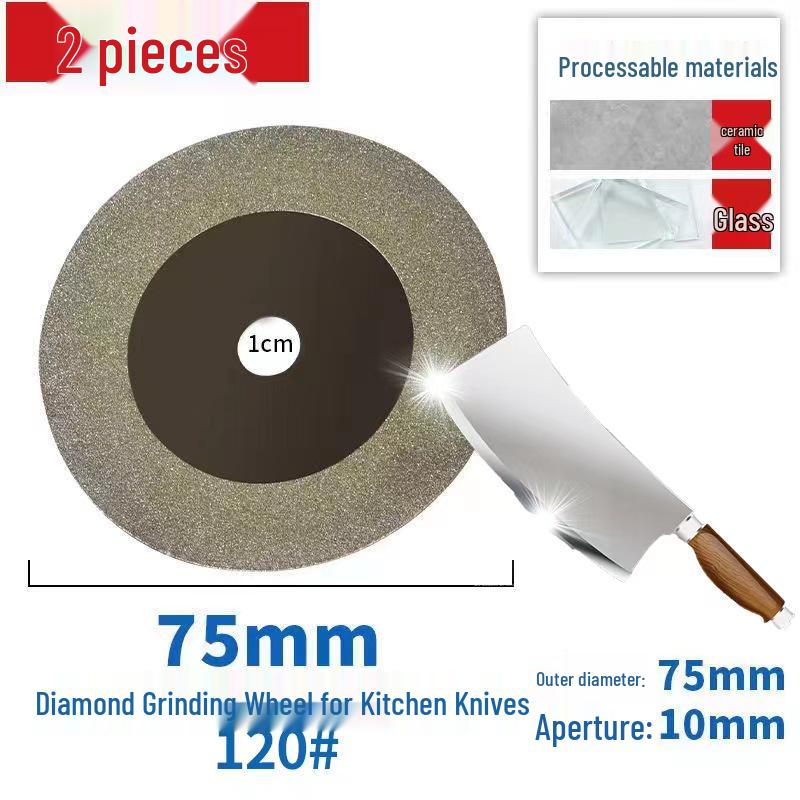 Mini 76mm (3") Angle Grinder Blade: Metal Grinding & Polishing Disc, Cutting Wheel 10mm Arbor.