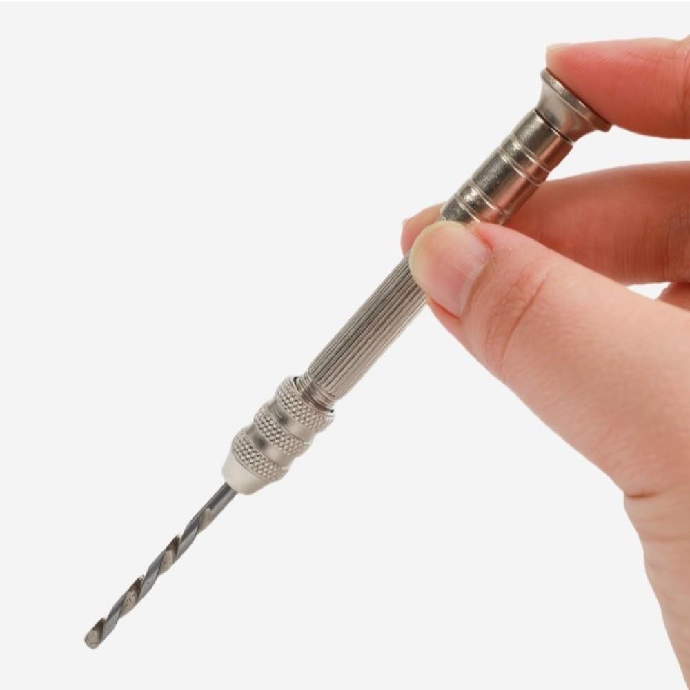 0.8-3.0mm Drill Bits Manual Twist Drill Precision Mini Hand Drill Rotary Tool  Model Making