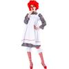 M-XL Halloween Maid Clown Costume, Mall Entertainment Clothes, Adult Cosplay Animation Uniform