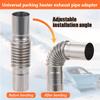 25mm Innendurchmesser Standheizung Auspuffrohr Schalldämpfer Adapter Fittings 12-24V 2-8KW Universal Für Webasto Eberspacher