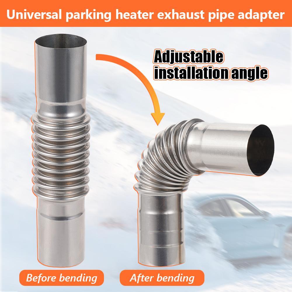 25mm Innendurchmesser Standheizung Auspuffrohr Schalldämpfer Adapter Fittings 12-24V 2-8KW Universal Für Webasto Eberspacher