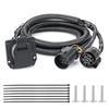 56070 7Pin Trailer Wiring Harness Extension 7-Way Extension Connector For Nissan Circular Connector 6-24V