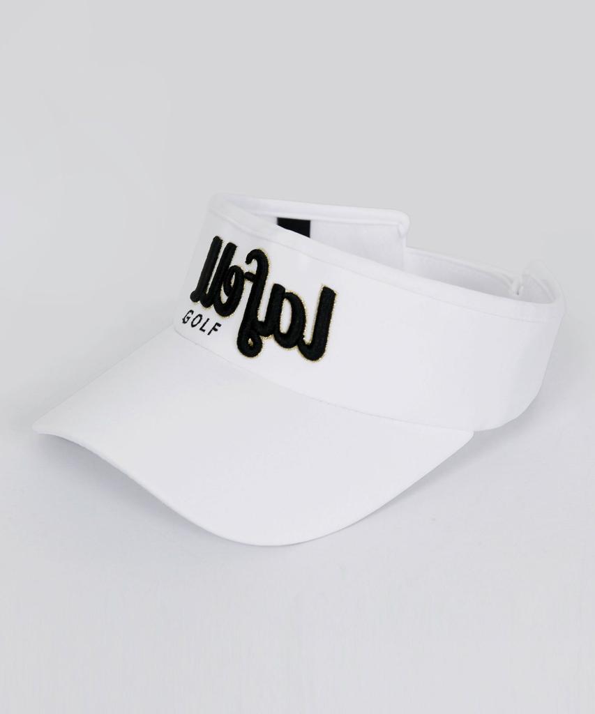 MFS GOLFWEAR Gold Point Volume Emb Sun Visor
