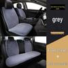 Universal Plush Car Seat Cushion Set - Faux Rabbit Fur, Short Hair, Winter Comfort for Rear Seats