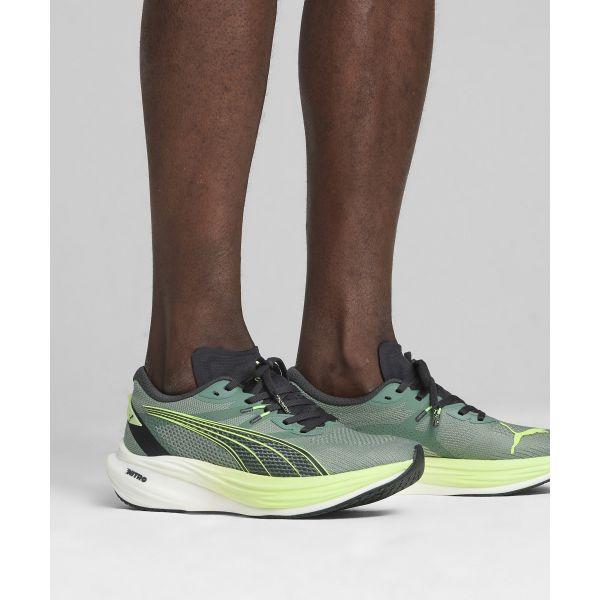 Puma Deviate Nitro 3 Eucalyptus Men Sneakers Green Fizzy-Apple 309707-08