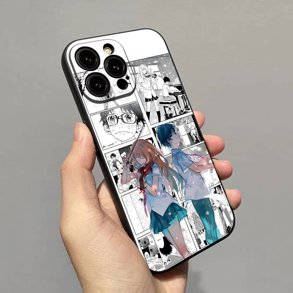 Your Lie In April Phone Case For IPhone 17 16 15 14 11 12 13 Pro Max Plus Mini Soft Back Cover