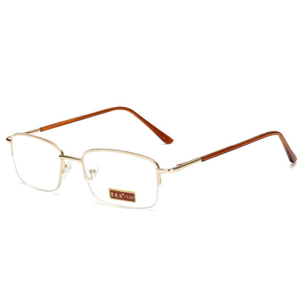 Ultralight TR90 Memory Titanium Rimless Reading Glasses for Men Women Presbyopic Eyeglasses +1.0 to +4.0