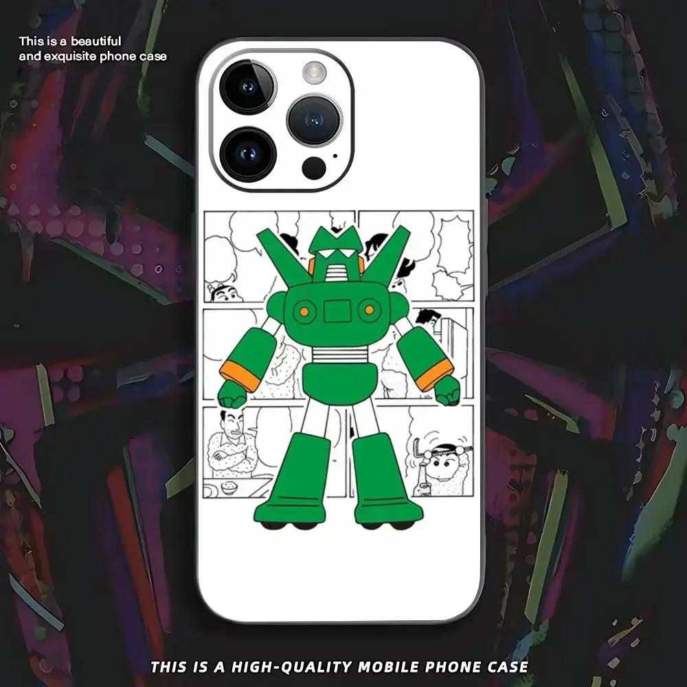 

GTTO S-Shin-ChanS Chocobi Akushon kamen Zaemon Phone Case For iPhone16 16e 15 14 13 12 11 XS Plus Mini Pro Max Soft black S iPhone 16e