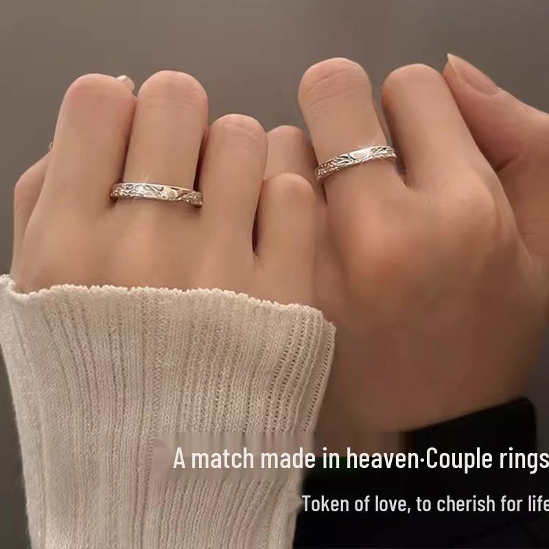 Δαχτυλίδια Υπόσχεσης από Ασήμι Στερλίνα 999 για Ζευγάρια: Μοναδικός Σχεδιασμός Αναμνηστικό Δώρο για Άνδρες και Γυναίκες