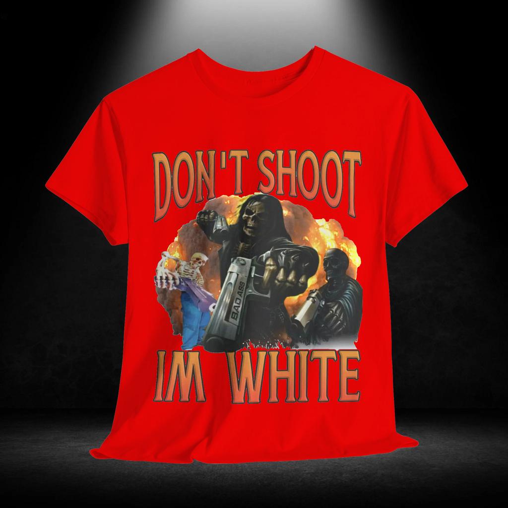 Funny Ironic Racist T Shirt Unisex Heavy Cotton Tee Sarcastic Humor Tops Novelty Offensive Graphic Clothing Anti Discrimination