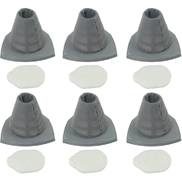 Vacuum Filter Set For Eureka NES215A/ NES210/ NES212/ NES215 3-in-1 Stick-Vacuum Cleaner, 2/6 Pack Pre-Motor Filters, Compare To Part #N0101 &