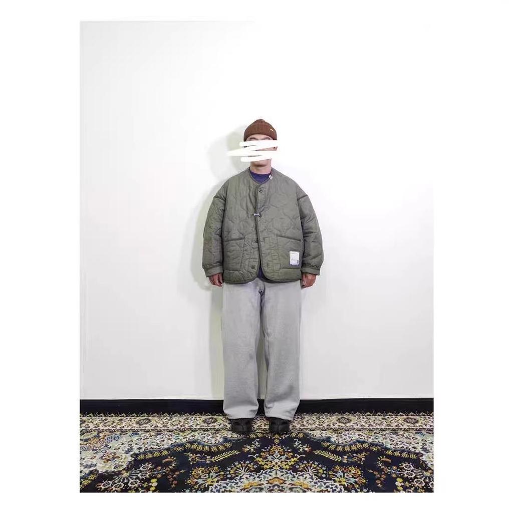 Lehká bavlněná venkovní bunda bez límce od Yohjiho Yamamota