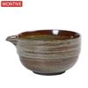 Gruby ceramiczny Stojak na pędzel do herbaty Zestaw miseczek do matchy Song Japońskie Narzędzia do matchy Instrumenty do degustacji herbaty Akcesoria do ceremonii herbaty