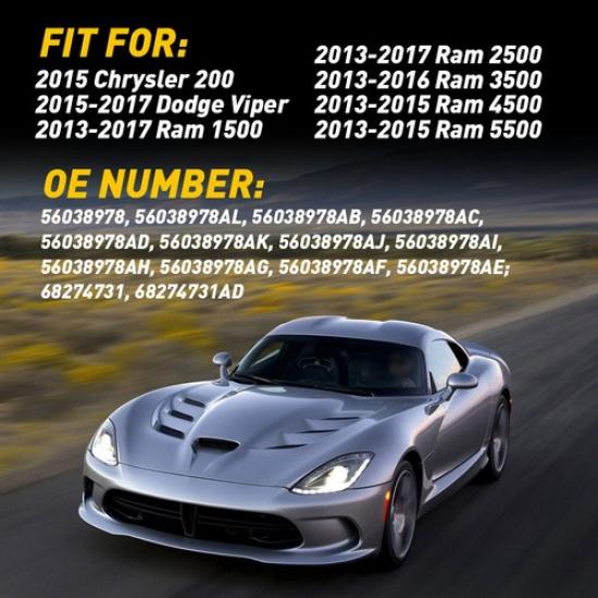 56038978AL Rear View Backup Camera Fit For 2013-2015 Dodge RAM 1500 2500 3500 K