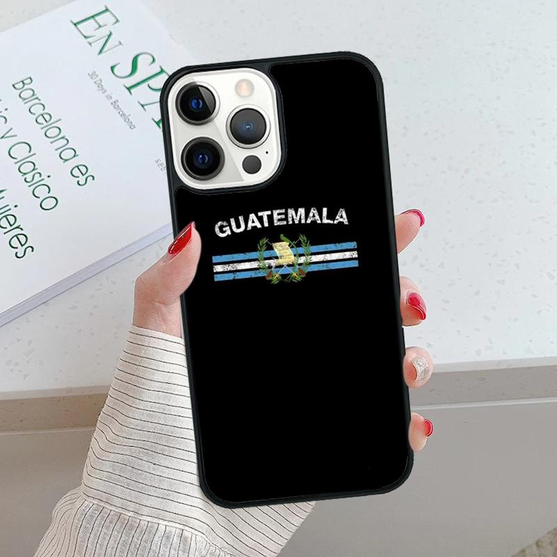 Guatemala Flag Phone Case Cover For iPhone 17 Air 15 16 16e 14 13 Pro Max Coque 12 11 Pro Max For Apple PLUS Fundas