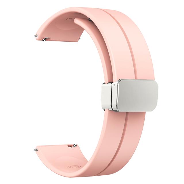 Magnetická přezka sportovní pásek pro hodinky Galaxy 5 4 3 Aktivní 2 silikonový náramek pásek pro hodinky Huawei 4 pro GT3 GTR4 20 mm 22 mm pásek