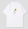 Tshirt Cute Rabbits Falling From Box Shortsleeved PrintedTop Unisex Funny Bunny Cartoon Graphic Casual Streetwear for Women