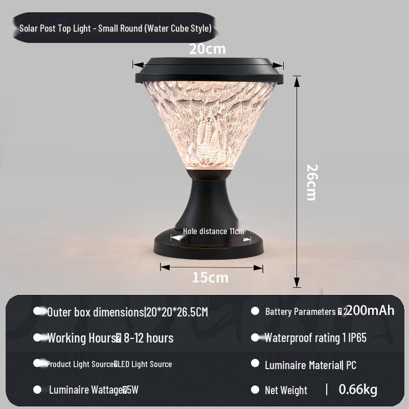 

Светодиодный фонарь для столба Heixie Solar LED Outdoor Post Cap Light Compact