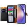 For Samsung Galaxy A55 5G Case Zipper Wallet PU Leather Phone Cover with Hand Strap