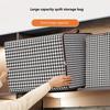 Foldable Quilt Storage Box Visiable Window Big Capacity Non-Woven Portable Clothes Organizer Baby Toys Rag Container Cases Items