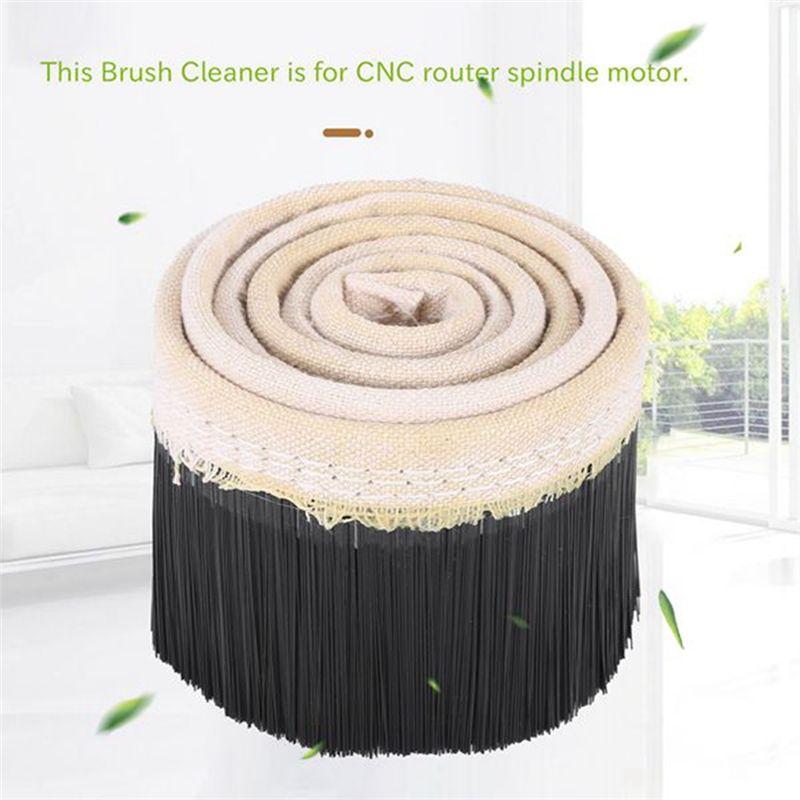 Aug. 2 PCS 70Mm Dust Shoe Brush,1M Length CNC Vacuum Brush,Vacuum Cleaner Engraving Machine Dust Cover For CNC Router Spindle