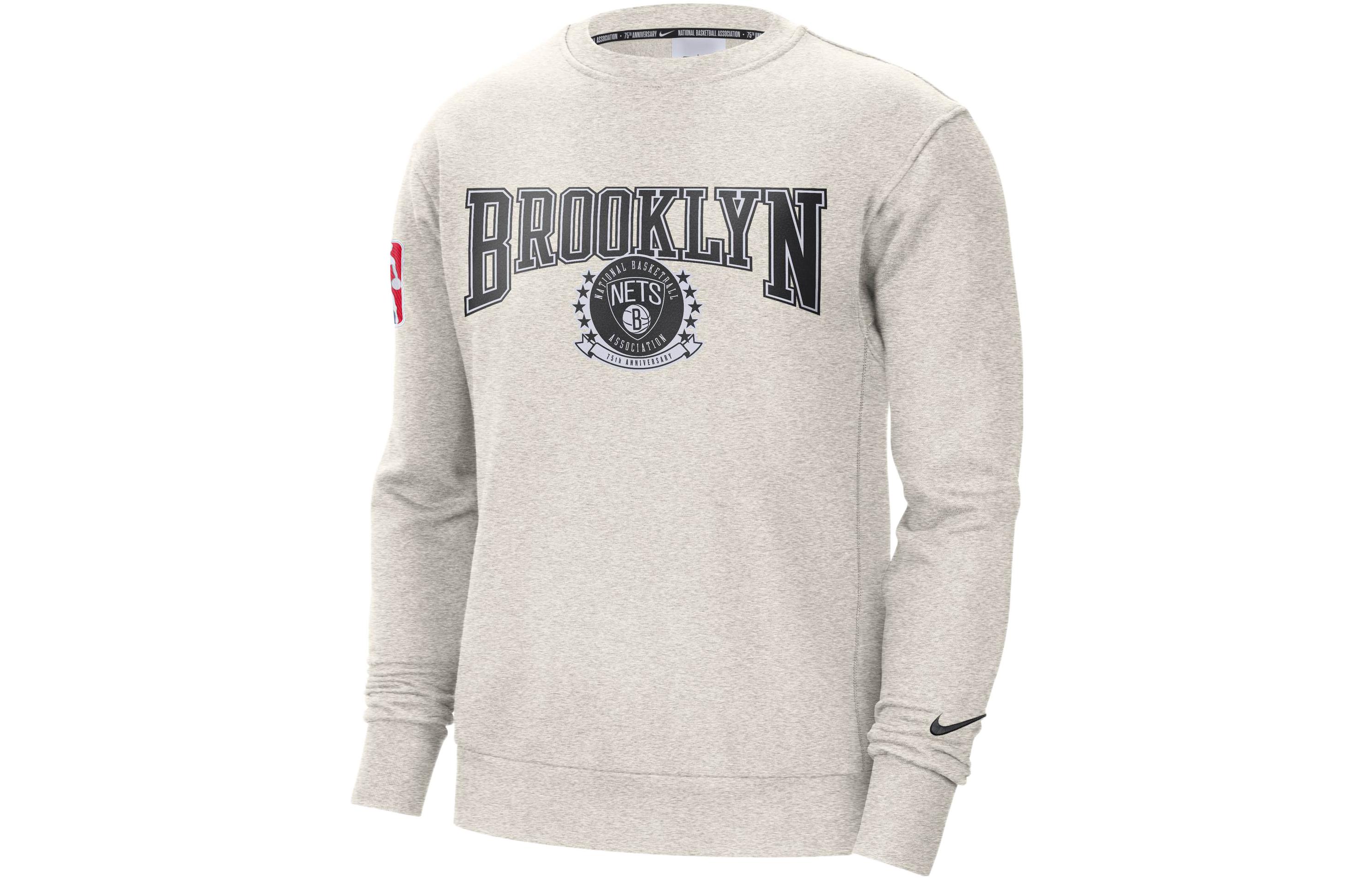 Nike Nba Brooklyn Nets Courtside Fleece Crew Sweatshirt DN4907-051 XXXL