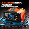 For AGM GEL SLA Lead-Acid LiFePO4 7-stage Chargers Smart Battey Charger 12V 24V 20A 10A Large Screen Digital Display Car Motorcycle Battery Charger