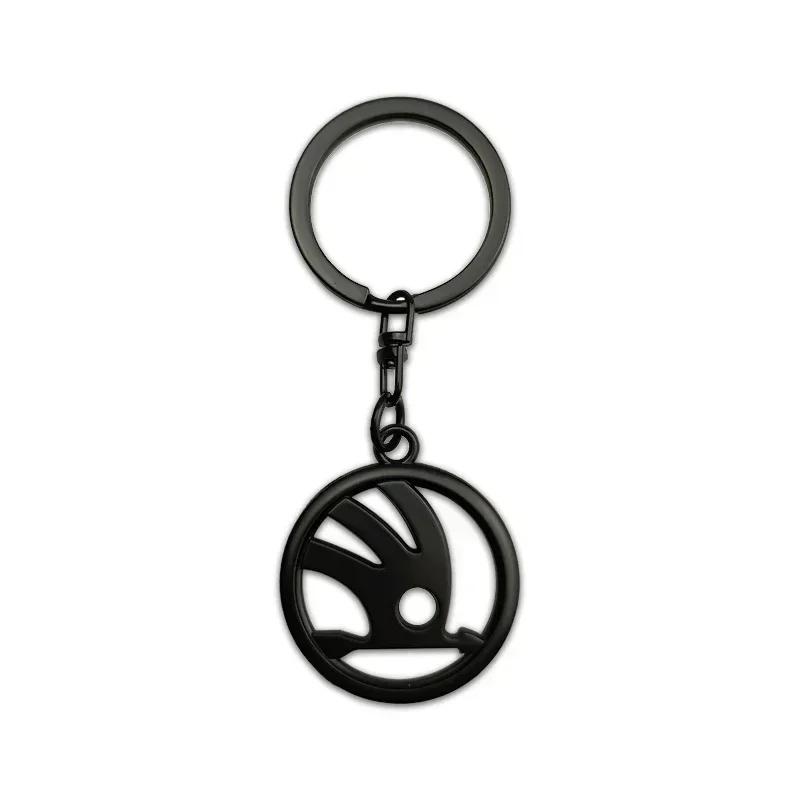 

2025 New for Skoda Metal Car Keychain Pendant Key Rings Holder Octavia Kodiaq Superb Yeti A7 Roomster VRS Rapid Kodiak Fabia Acc армия зеленый