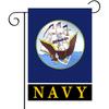 Navy Garden Flag 12x18 Double Sided for Outdoor- Yard Flag Lawn Decoration Gifts House Decor