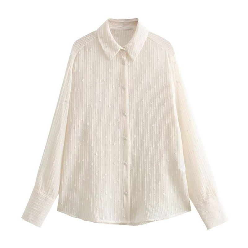 Western Style Winter New Women Clothes Design Slimming Temperament Versatile Sequins Shirts 8351233 712