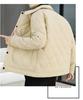 Men's Trendy Lapel Cotton Jacket: Thickened, Warm, Velvet-Padded Outerwear for Autumn and Winter.