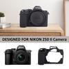 kinokoo Z50ii Nikon Z50ii Silicone Case for Nikon Z50 II Digital Soft Silicone Cover with Hand Grip Design Case, Camera, - Anti-Slip &