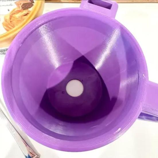 Držák na zmrzlinu, opakovaně použitelný 3D tištěný izolovaný obal s rukojetí od lžíce, nemrznoucí směs bez BPA, stojany na zmrzlinu na jogurtové dezerty