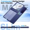 For Samsung Galaxy Z Flip 7 Case, Hinge Protection, Built-in Screen Protector, Wireless Charging, Shockproof, Slim Rugged Protective Phone Case-Blue