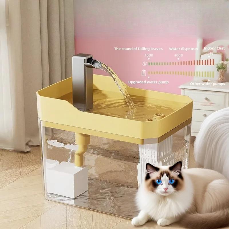 Cat Water Fountain Auto Filter USB Pet Drinking Dispenser Live Water Circulation Quiet Automatic Fountain for Cats and Small Pet