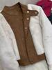 Women's Winter 2025 Korean Style Casual Velvet Thickened Short Jacket