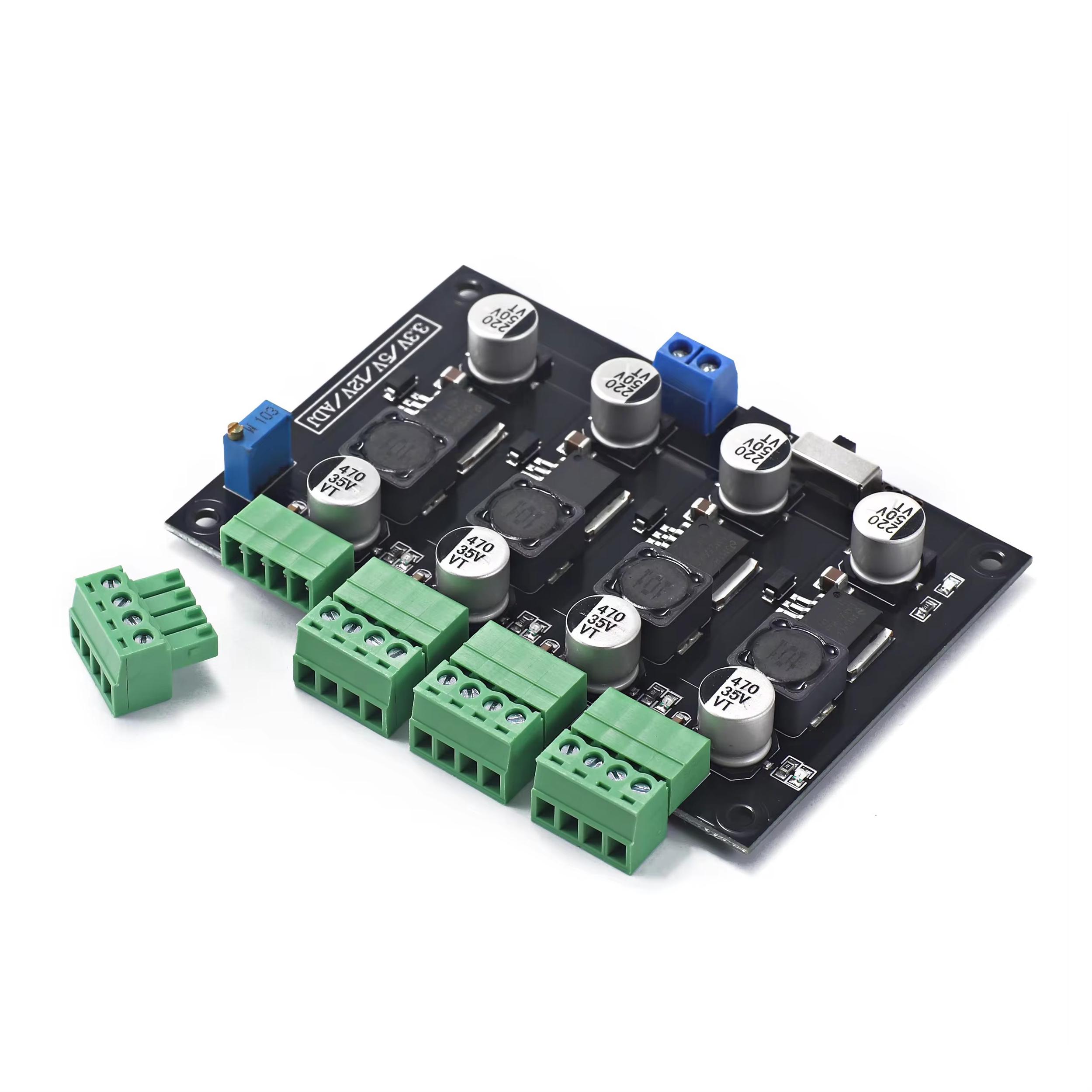 

LM2596 Multi Channel Switching Power Supply 3.3V/5V/12V/ADJ Adjustable Voltage Output Power Supply Module