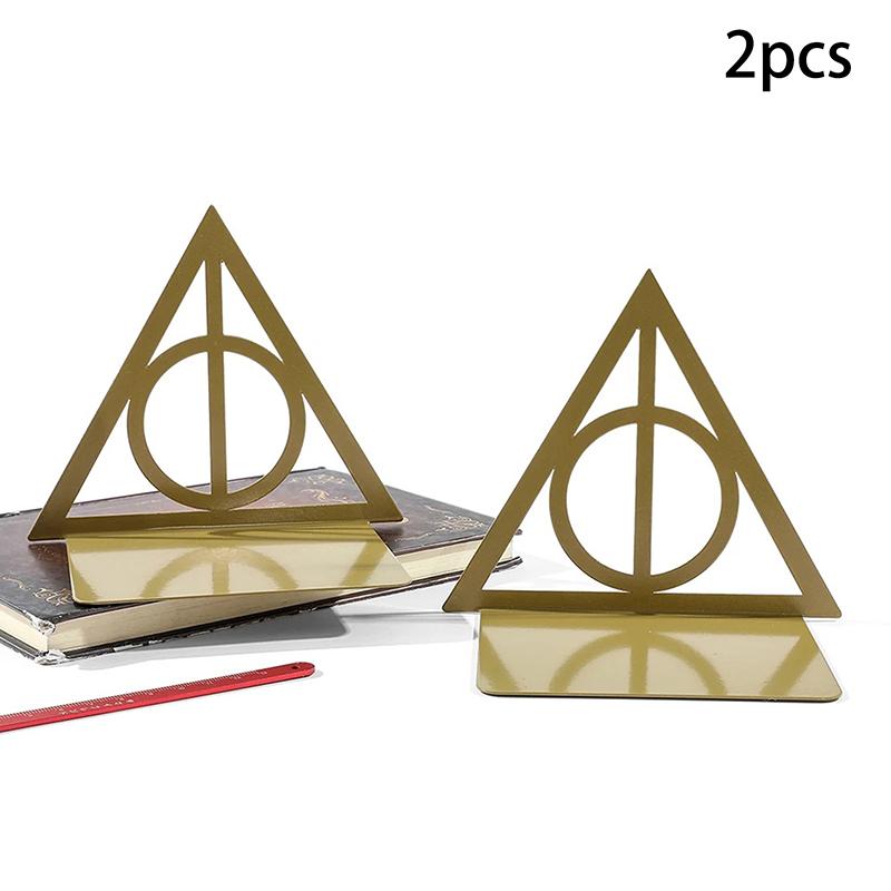 

Треугольный книжный терминал, Металлический тяжелый книжный терминал, Классический полый дизайн, Настольное украшение-книжная полка для хранения