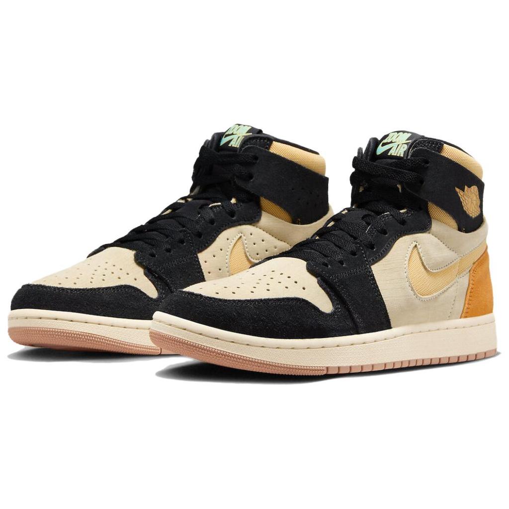 New JORDAN 1 High Zoom Air Cmft 2 Muslin Vivid Orange DV1307-100
