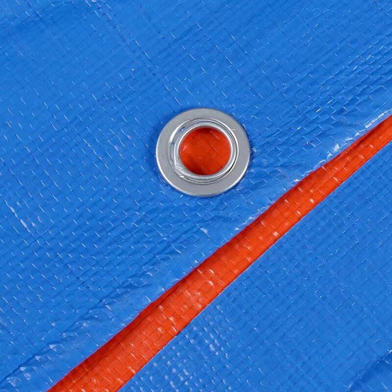 Heavy-Duty Blue Orange Waterproof Tarp