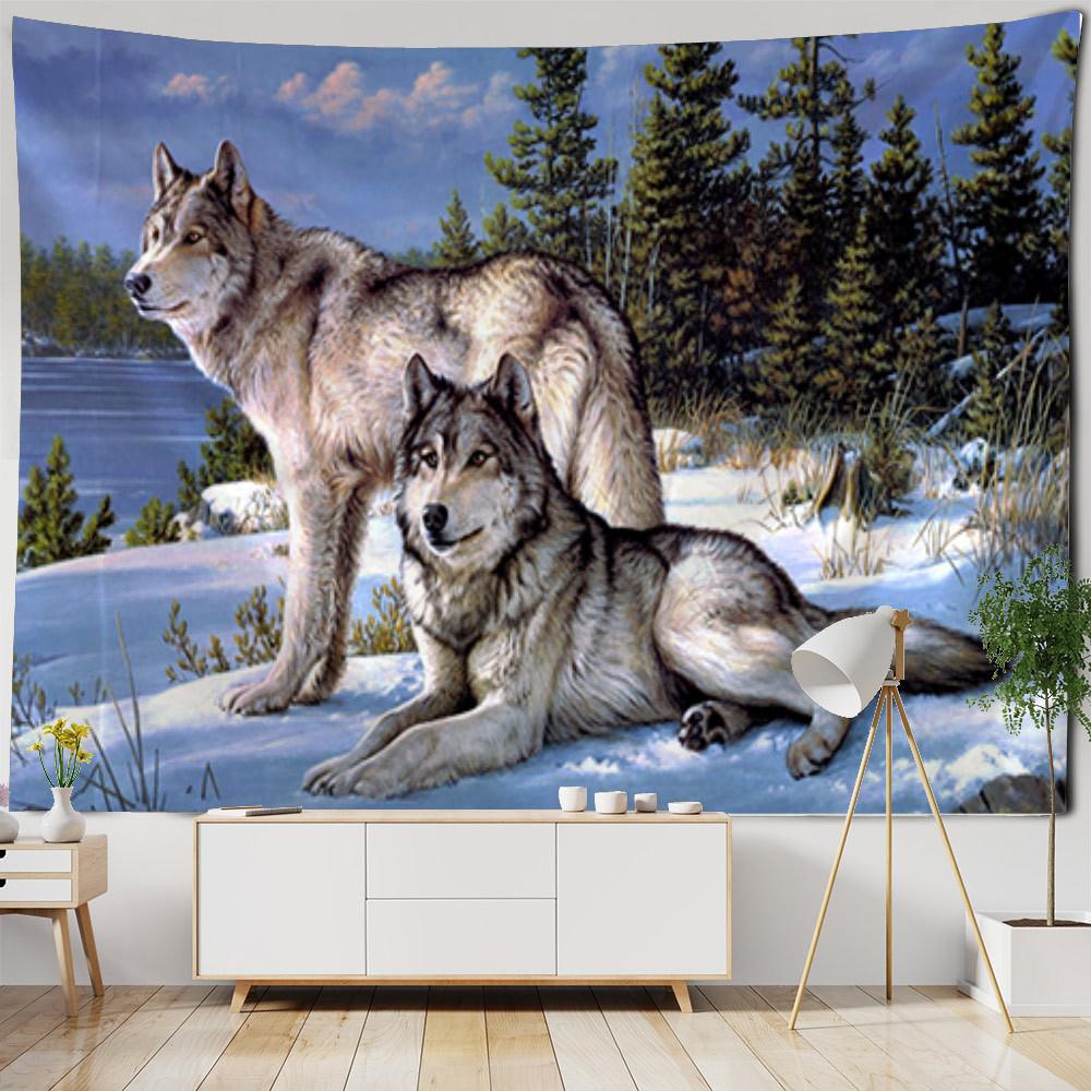 Loup Animal Poster Mural, Papier peint