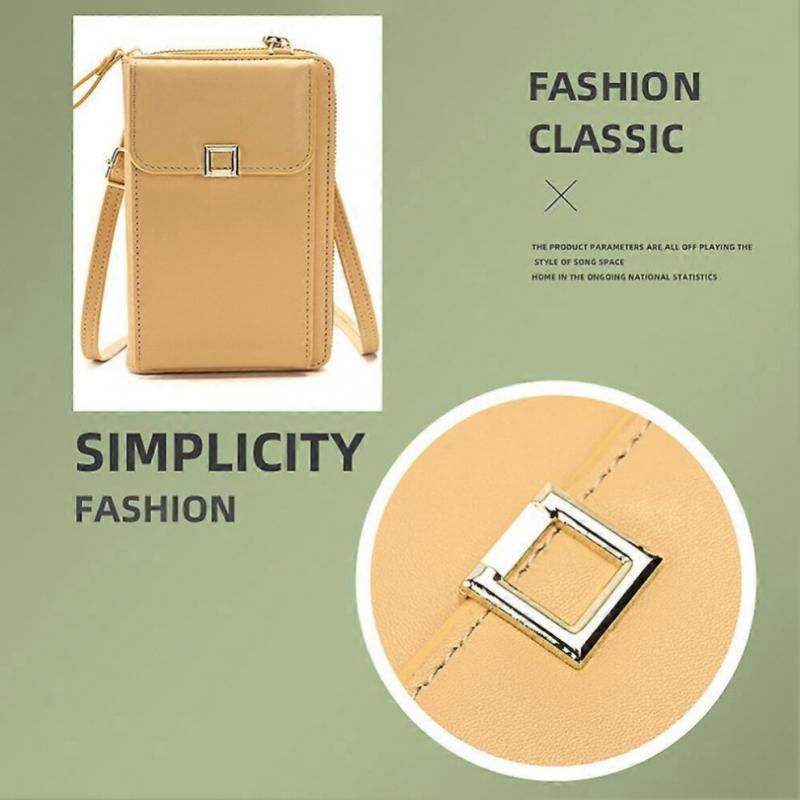 (Aprikosenfarbene) Damen-Schultertasche, mehrlagiges Design, robust und langlebig – ideales Geburtstagsgeschenk