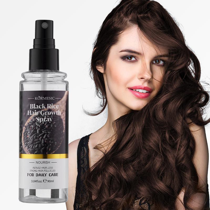 Black rice Long Hair Spray, making your hair fluffy and smooth.