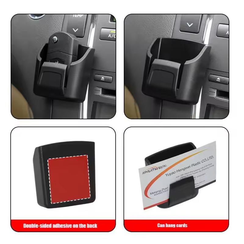 Universeller Auto-Schlüsselanhänger-Clip Armaturenbrett-Organizer Klebehalterung Innenraum-Aufbewahrungsbox Schlüsselhalter für Karten & Schlüssel
