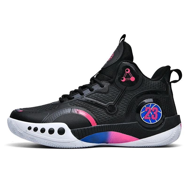 

Новые мужские баскетбольные кроссовки для полевых видов спорта с амортизацией, фирменные кроссовки, водонепроницаемые, для спортзала, нескользящие, для тренировок, для улицы, баскетбольные ботинки 44