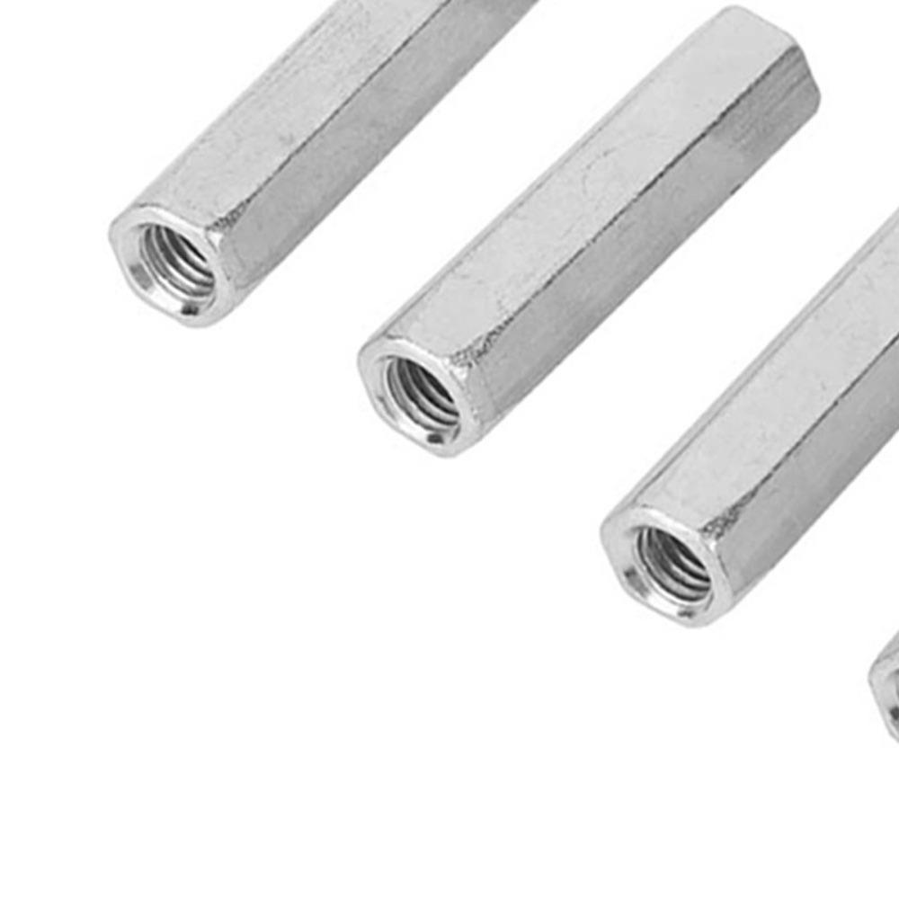 5pcs Coarse Hex Coupling Nuts Durable Studding Fasteners For Construction Hardware